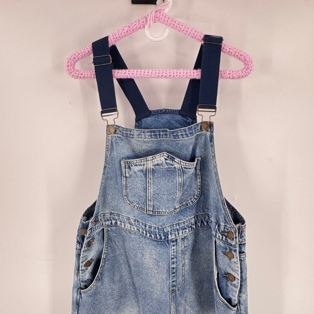 Cider Overalls XL Wide Leg Denim Carpenter Retro Boho Utility Streetwear Baggy - Picture 5 of 9